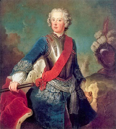 antoine pesne Portrait of the young Friedrich II of Prussia china oil painting image